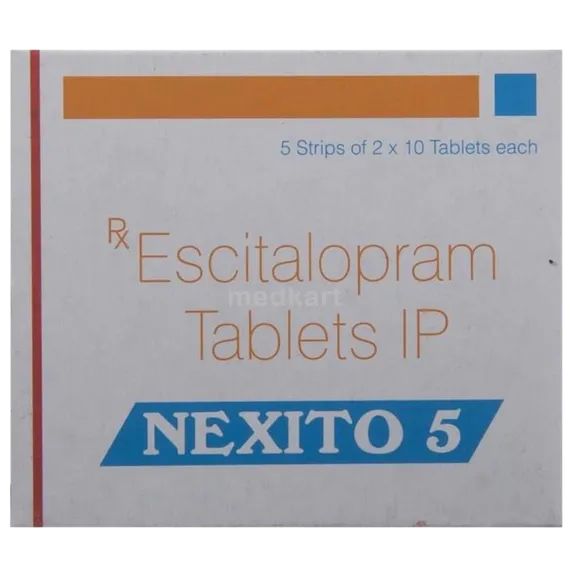 nexito 5mg tablet 10's